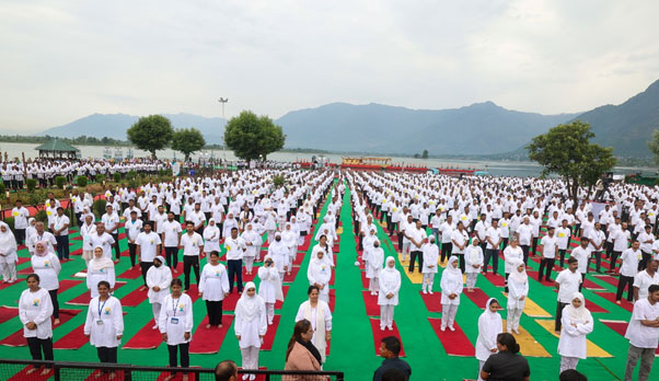 The 10th IDY Celebration saw huge participation even amidst heavy rain